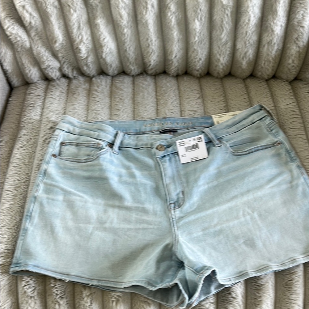 American Eagle Outfitters Light Blue Jean Shorts
